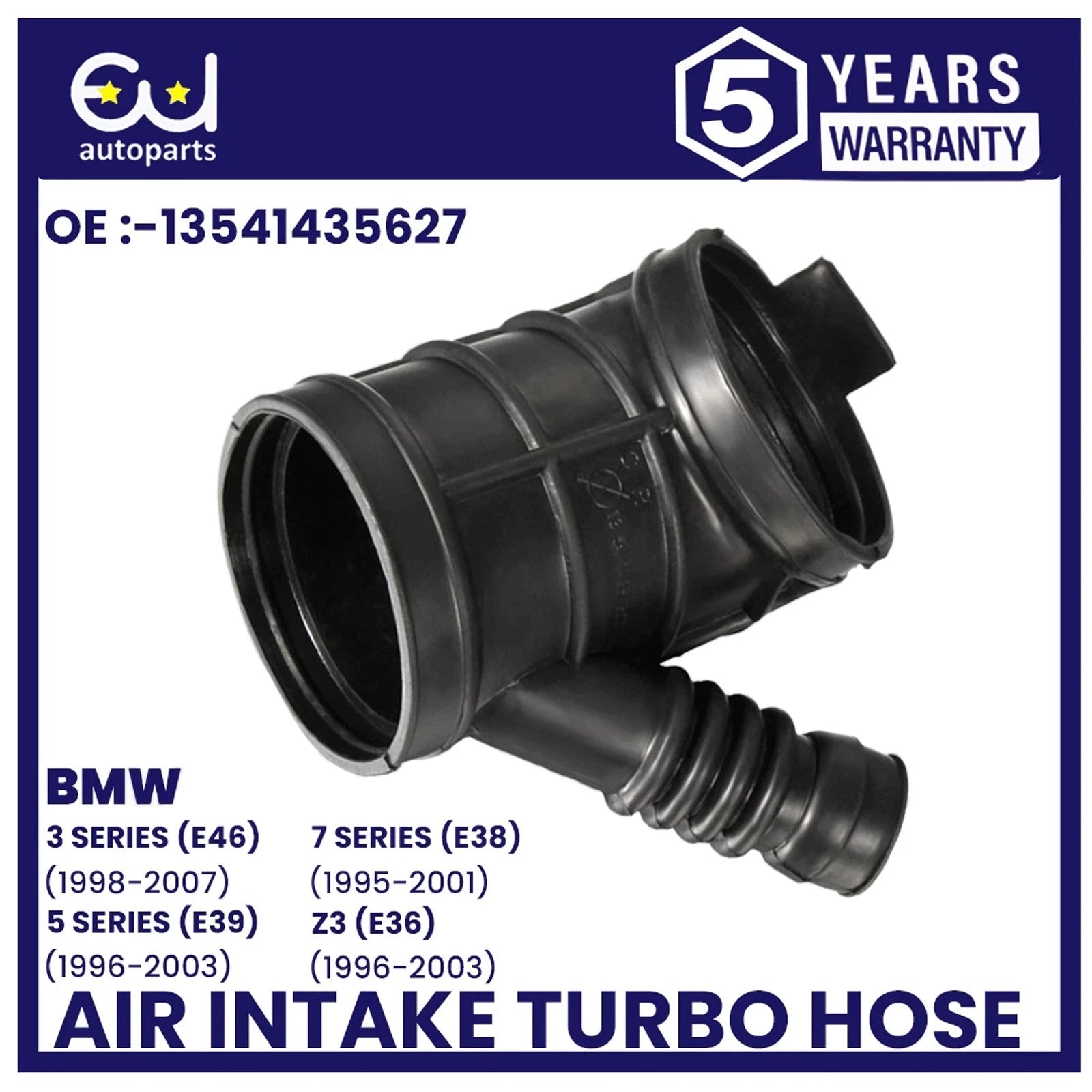 AIR INTAKE HOSE BOOT PIPE FOR BMW 3 5 7 SERIES E46 E39 E38 E36 Z3 13541435627